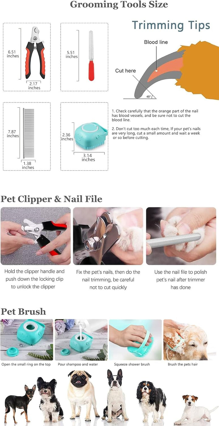 Pet Grooming Hammock, Durable Dog Hammock for Grooming, Dog Grooming Helper Cat/Dog/Pet Grooming Hammock (S(Legs Spacing: 5.1""-11.8"" / Max W: 55LB))